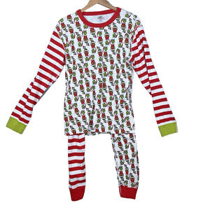 Hannah Anderson Adult Unisex Pajamas Size Large Christmas The Grinch Pajama Set